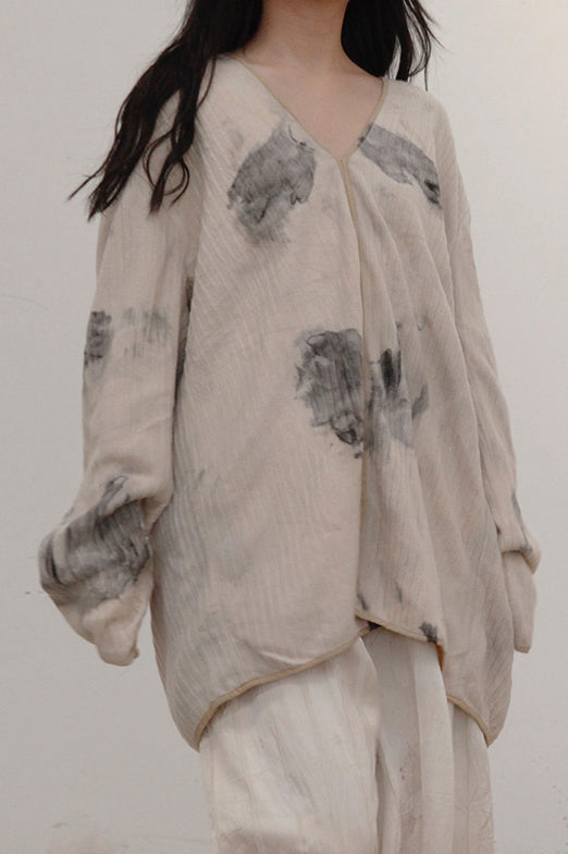 MUTEDANCE dyed cardigan MD21FW26